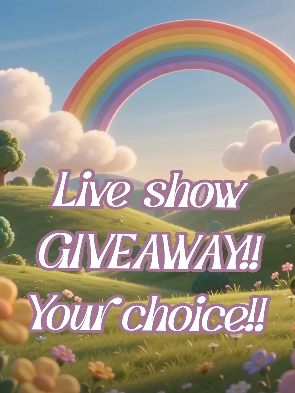 LIVE GIVAWAY Choice!!